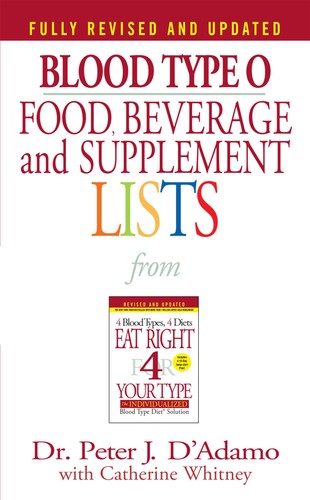 Blood type food beverage - type, o